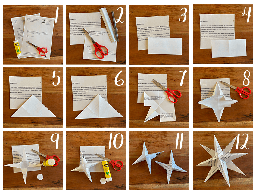 Fabriquer une couronne de Noël en papier : tutoriel en images