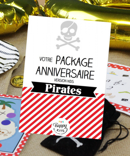 6 badges pour enfants  Anniversaire thème Pirate - Anniversaire